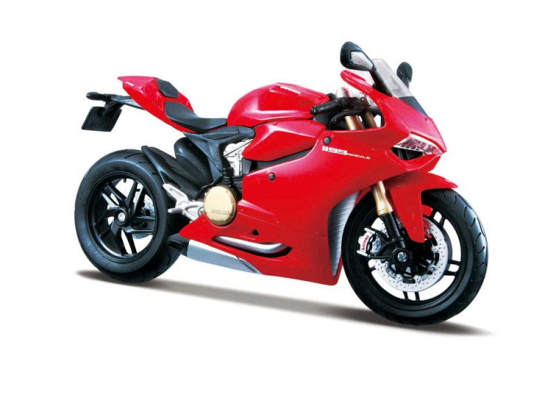 Maisto Motocykl se stojánkem, Ducati 1199 Panigale, 1 : 12