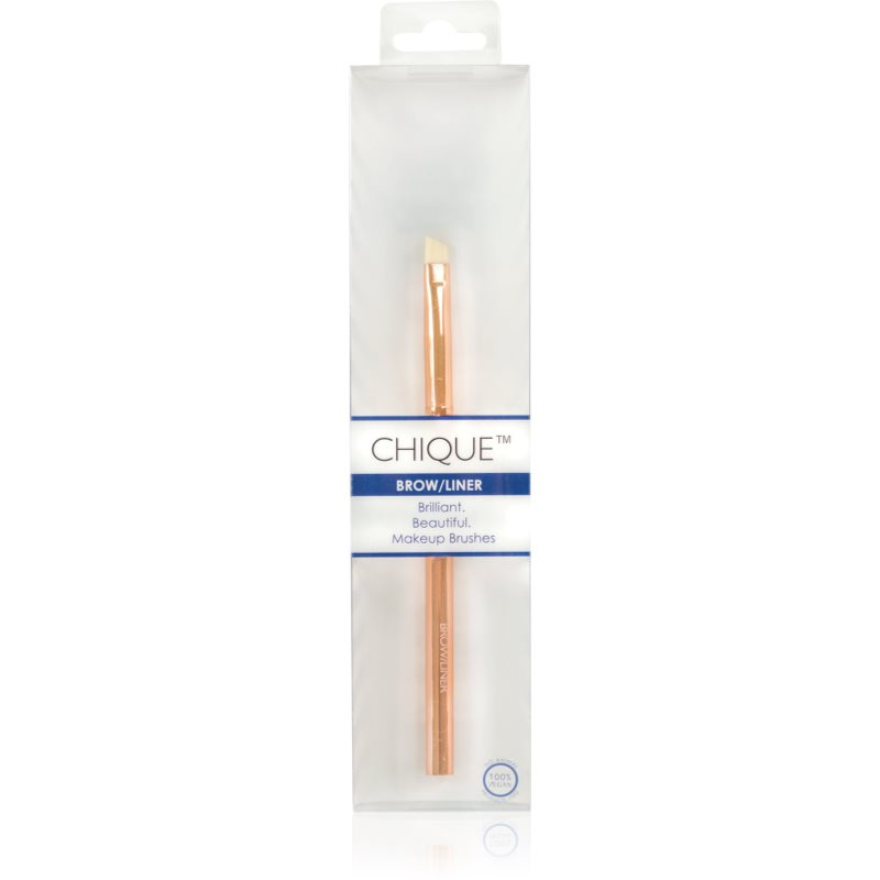 Royal and Langnickel Chique Rose Gold štětec na obočí a oční linky 1 ks