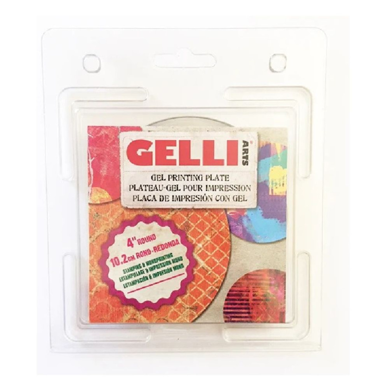 Gelli Arts Gelová podložka Gelli Plate, kruh - VYBERTE VELIKOST - Gelová podložka Gelli Plate - kruh  o 4" (o 10,2 cm)