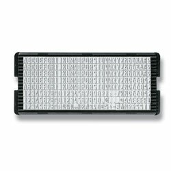 Trodat 6003 - sada znaků pro razítka 3 mm, 328 znaků