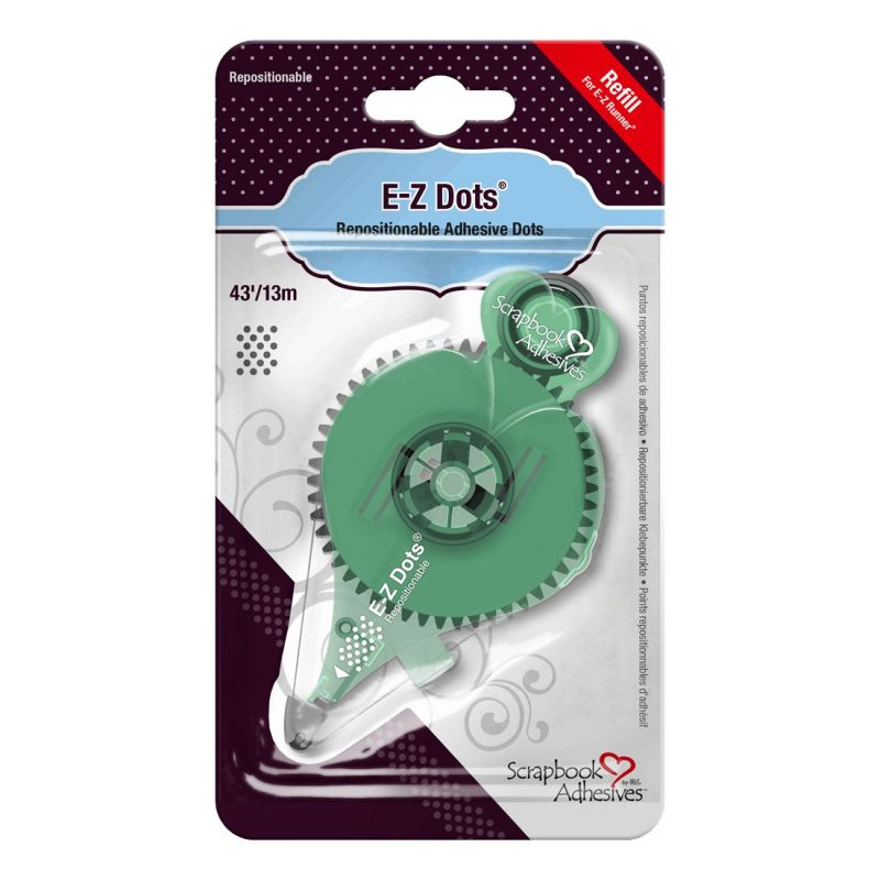 Náhradní náplň do rolleru snímatelné lepidlo kapky 8mmx13m