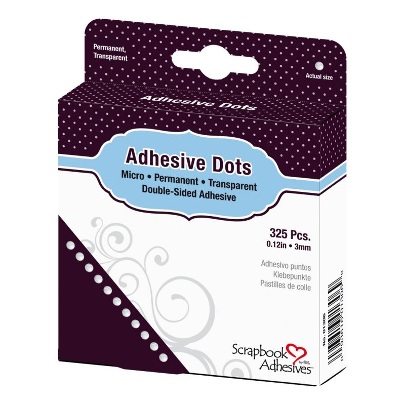 3D gelové tečky čiré 3mm (325ks)