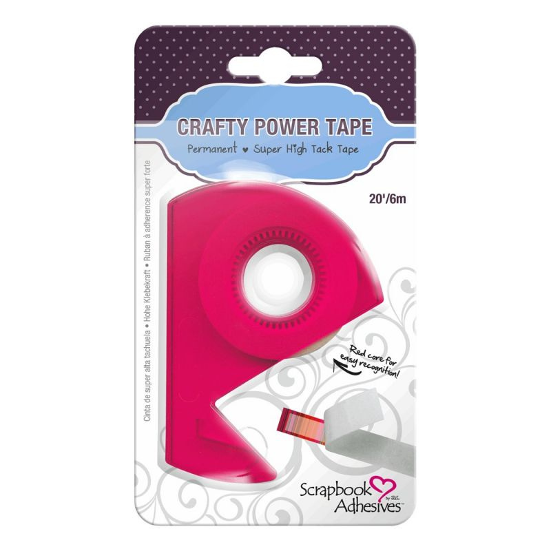 Oboustranně silně lepicí páska s odvíječem 0,6cm (6m)