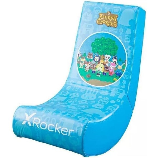 XRocker Nintendo Animal Crossing, modré Modrá