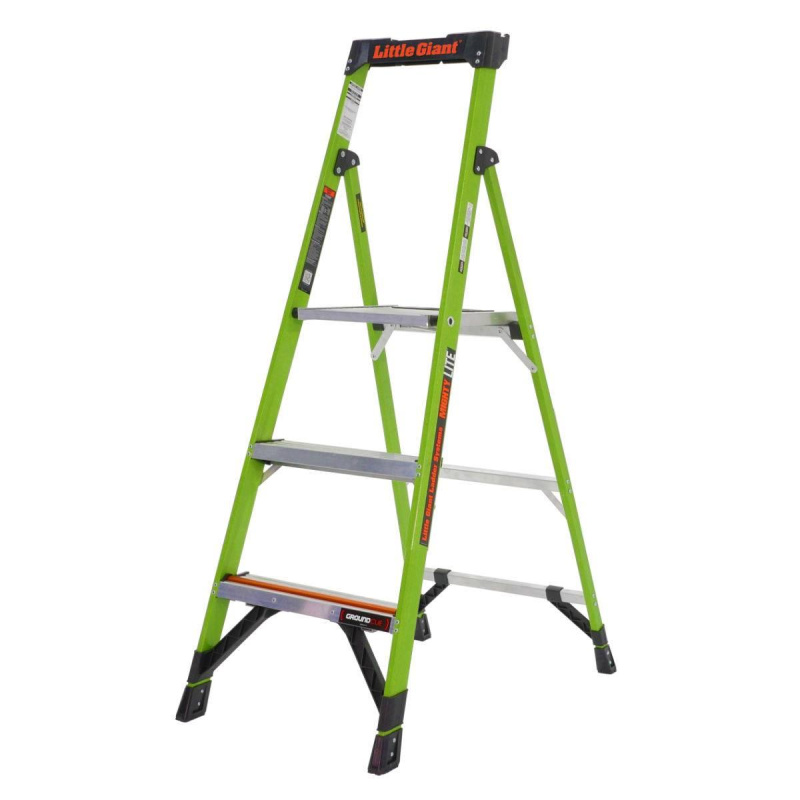 Little Giant - velice lehké schůdky Mightylite: Model 5, počet schodů/výška plošiny: schody 3 / 86 cm