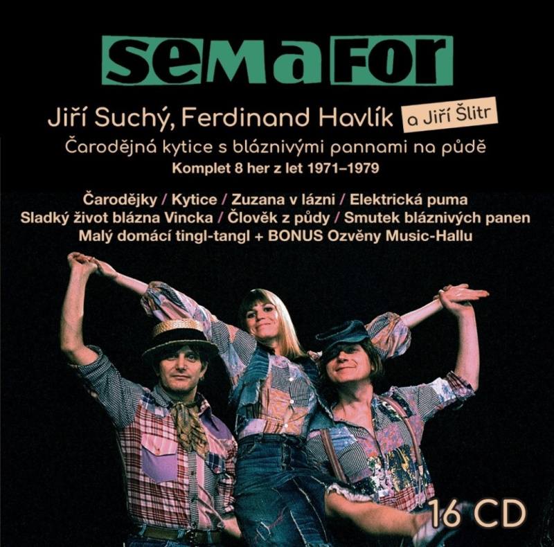 Semafor, CD - Čarodějná kytice s bláznivými pannami na půdě / Komplet 8 her z let 1971–1979