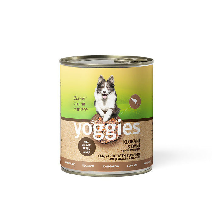 800 g Yoggies Klokaní konzerva s dýní a topinamburem