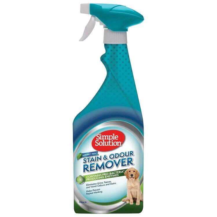SIMPLE SOLUTION Stain & Odor Remover Rain Forest Odstraňovač skvrn a zápachu pro psy 750 ml
