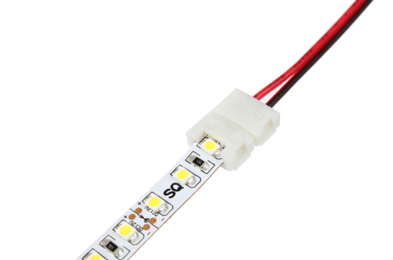 T-LED Přípojka pro LED pásek s kabelem Délka: 10mm