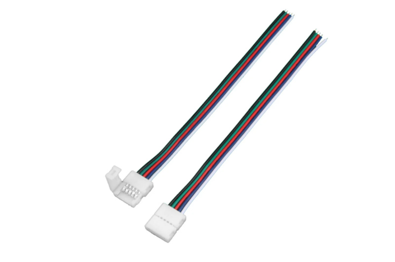 T-LED RGBW přípojka click pro LED pásek s kabelem