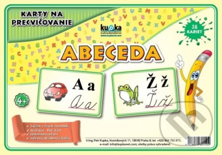 Karty na precvičovanie - abeceda - Petr Kupka - kniha z kategorie Naučné knihy