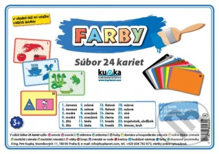 Súbor 24 kariet - Farby - Petr Kupka - kniha z kategorie Učebnice a slovníky