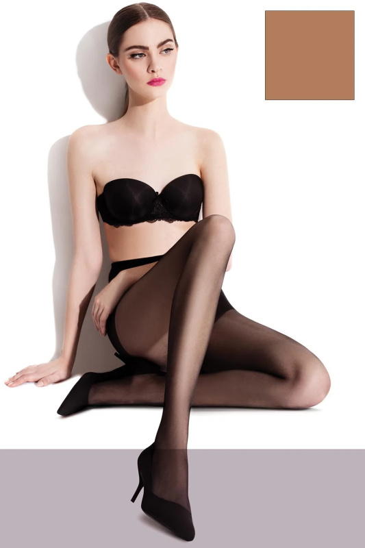Silonkové punčocháče Fiore Lili 20 den Barva: Béžová, Velikost: 5-XL