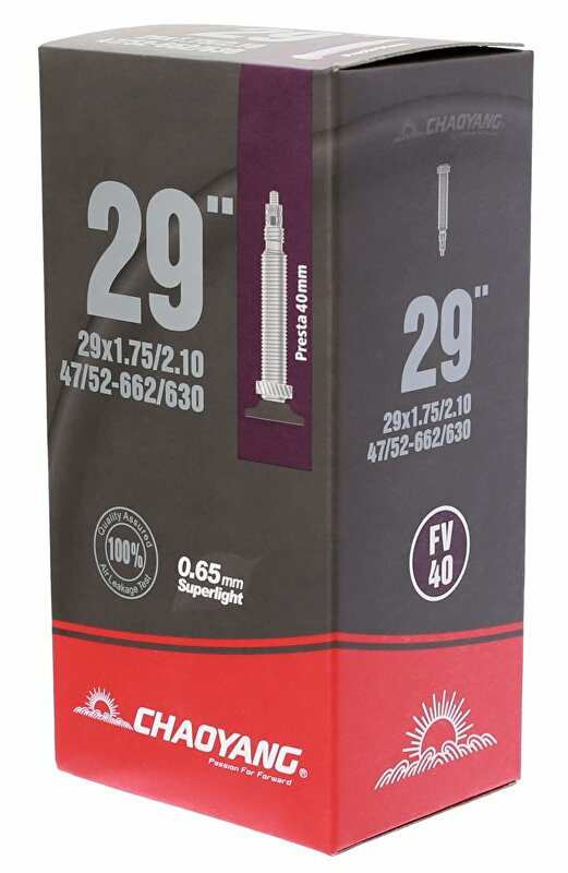 duše CHAOYANG Superlight 29x1,75/2,1 (47/52-622) FV 40 mm Barva: ventil FV, Velikost: 29"