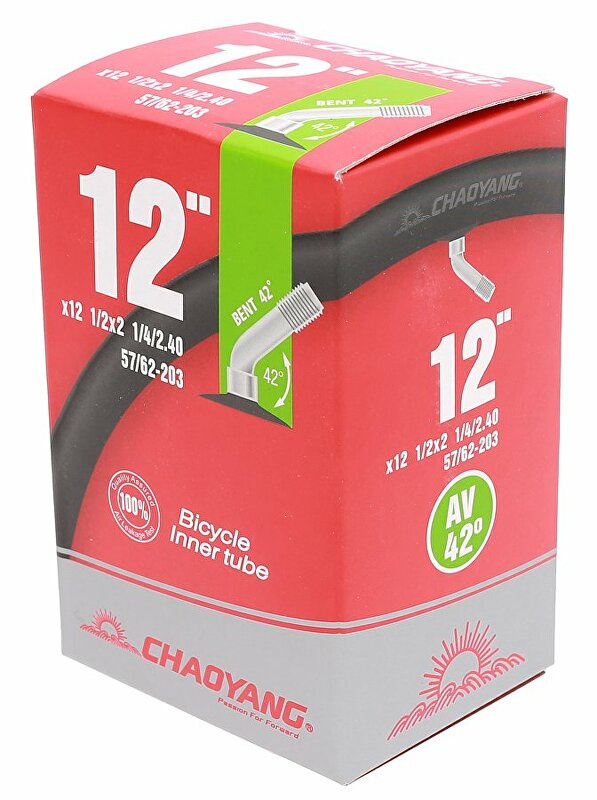 duše CHAOYANG 12 1/2 x 2 1/4 (62-203) AV 33 mm 42 st Barva: ventil AV zahnutý, Velikost: 12"