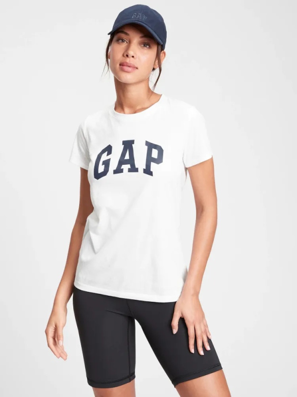 GAP SS CLASSIC TEE dámské tričko s krátkým rukávem bílá Velikost: XS