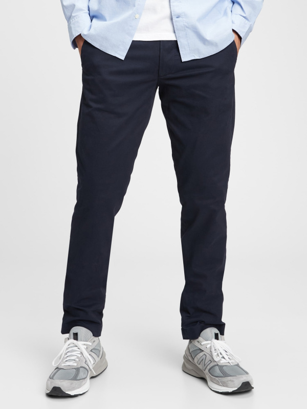 GAP Kalhoty modern khakis slim fitFlex - Pánské