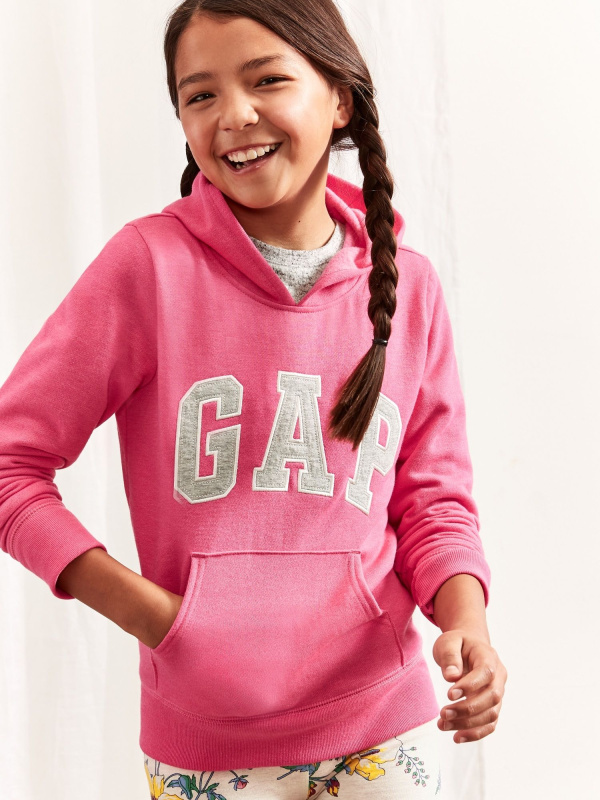 GAP Dětská mikina Logo hoodie sweatshirt - Holky
