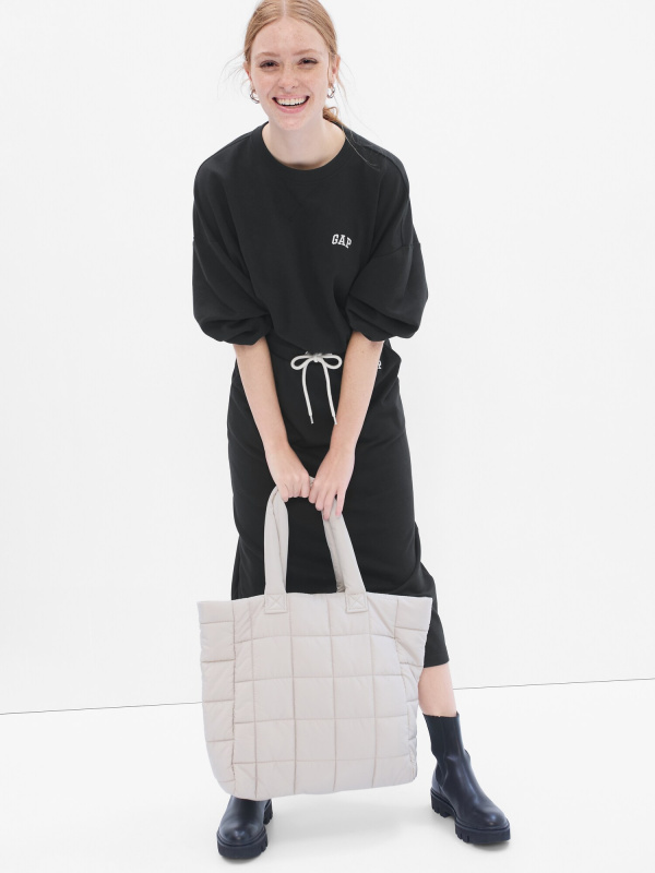 GAP Oversize mikina s logem černá Velikost: M