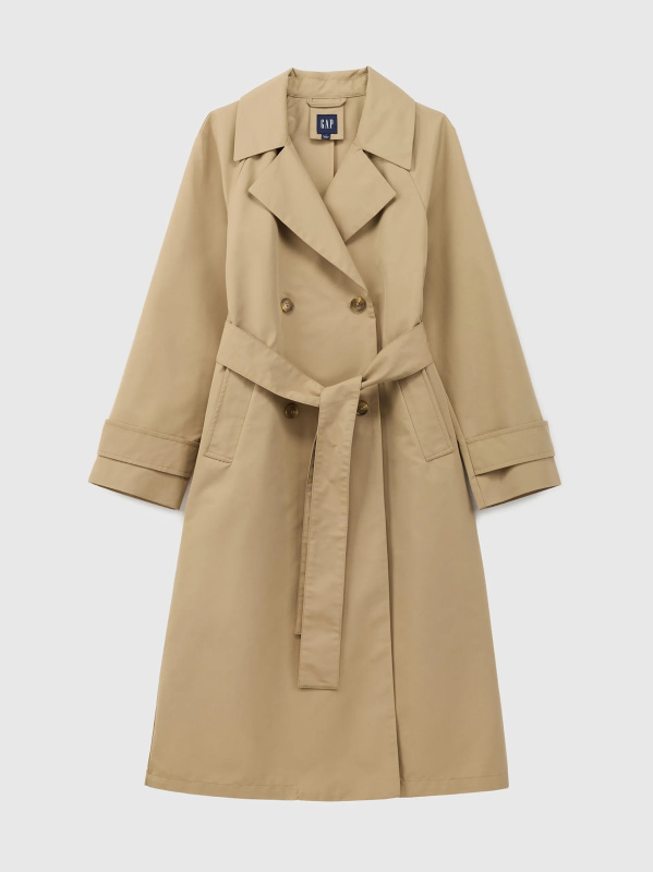 GAP Oversize trenčkot béžová Velikost: L