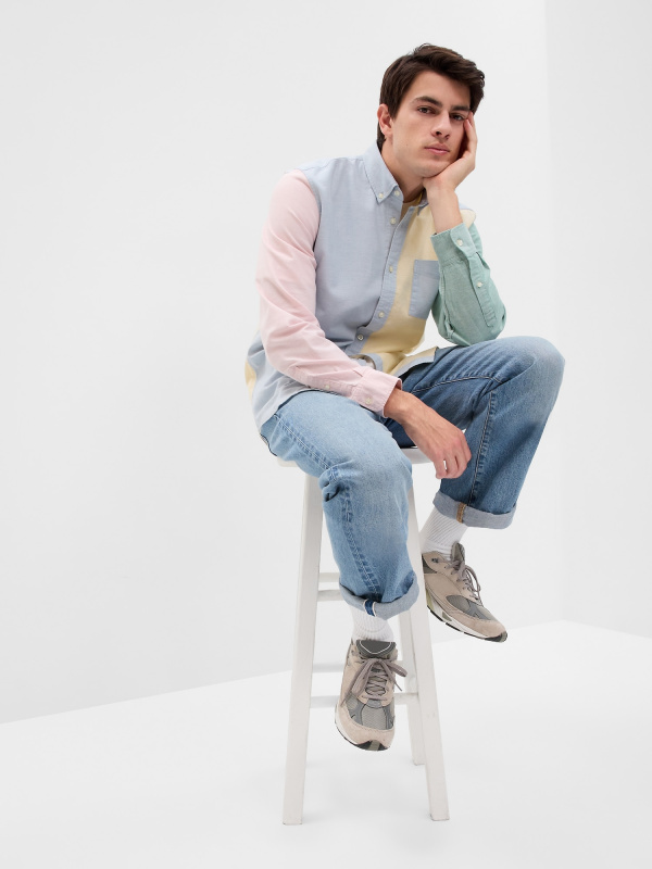 GAP Košile classic oxford standard - Pánské