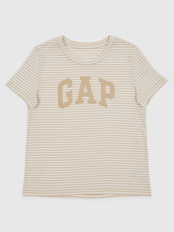 GAP Pruhované tričko s logem - Dámské