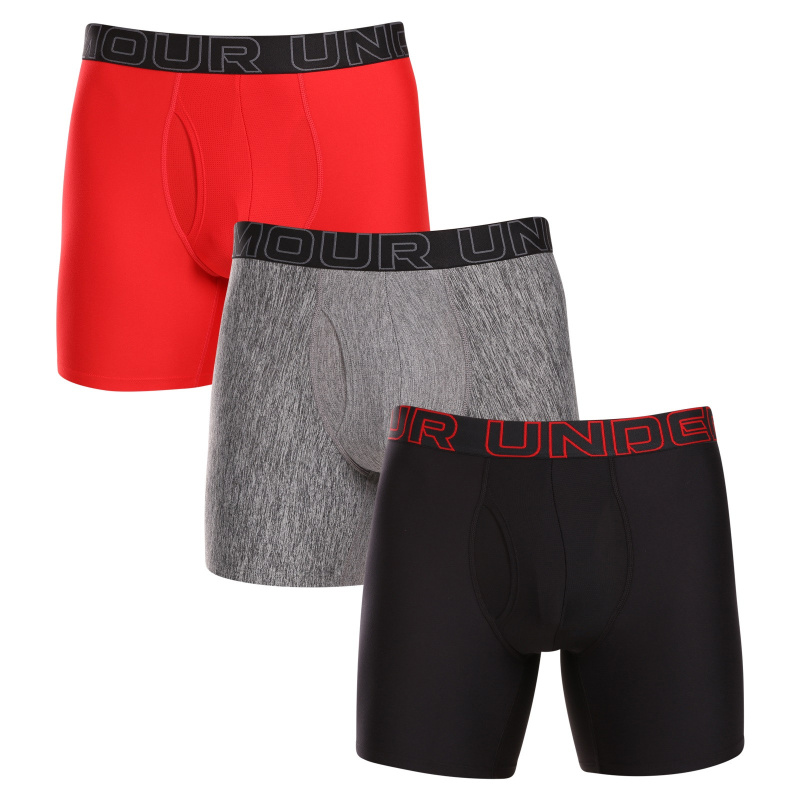 3PACK pánské boxerky Under Armour vícebarevné (1383878 600) XXL, trenky / trenýrky