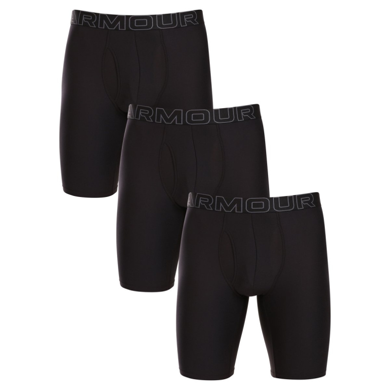 3PACK pánské boxerky Under Armour černé (1383880 001) XXL, trenky / trenýrky