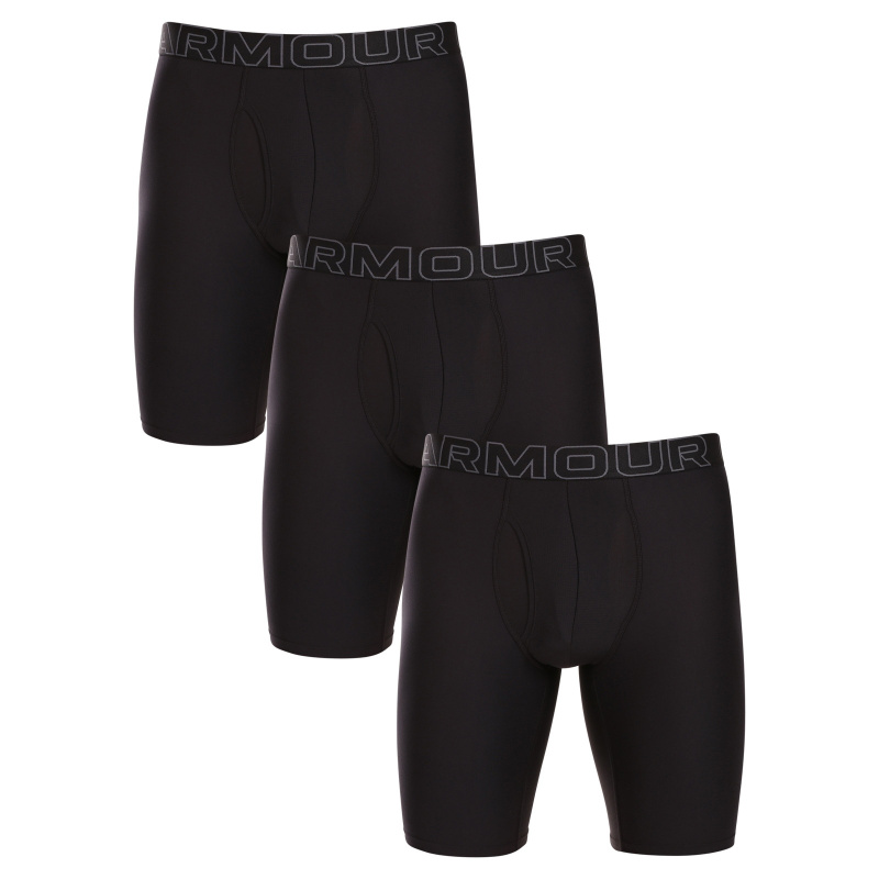 3PACK pánské boxerky Under Armour černé (1383880 001) XXL, trenky / trenýrky