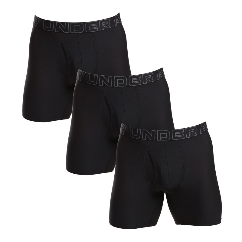 3PACK pánské boxerky Under Armour černé (1383884 001) 4XL, trenky / trenýrky
