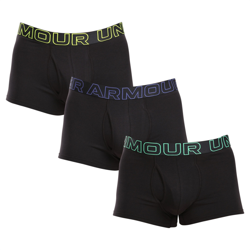 3PACK pánské boxerky Under Armour černé (1383891 002) M, trenky / trenýrky