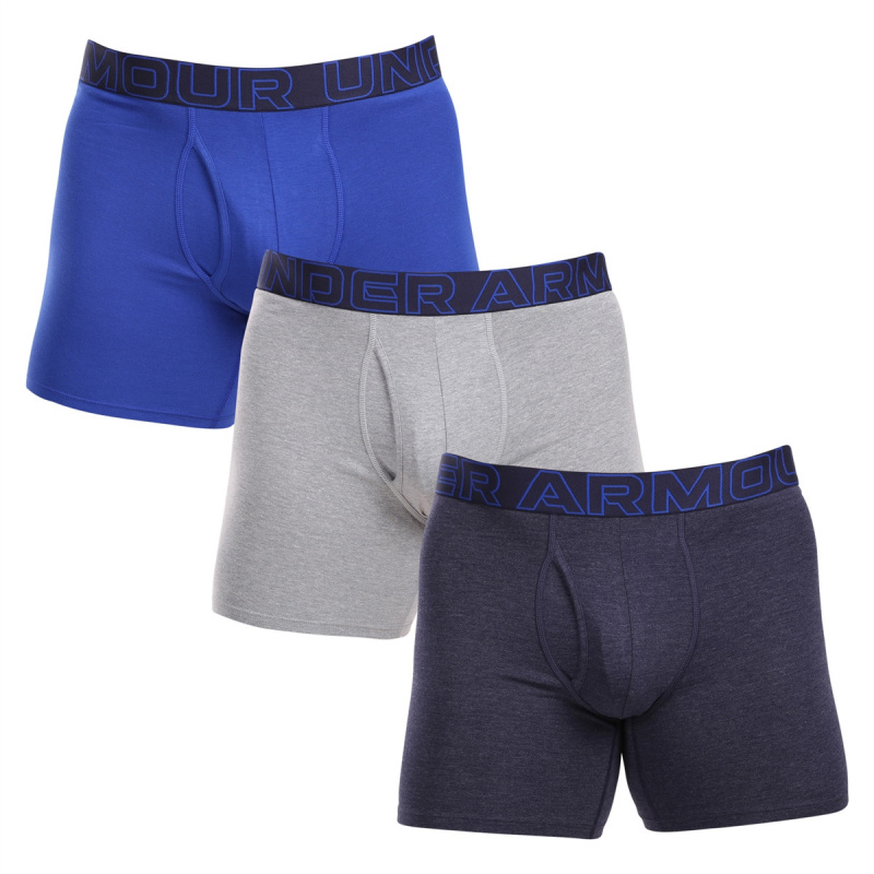 3PACK pánské boxerky Under Armour vícebarevné (1383889 410) M, trenky / trenýrky