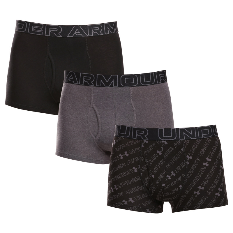 3PACK pánské boxerky Under Armour vícebarevné (1383892 001) M, trenky / trenýrky