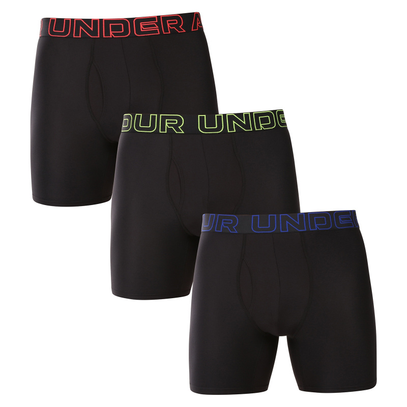 3PACK pánské boxerky Under Armour černé (1383878 005) 3XL, trenky / trenýrky