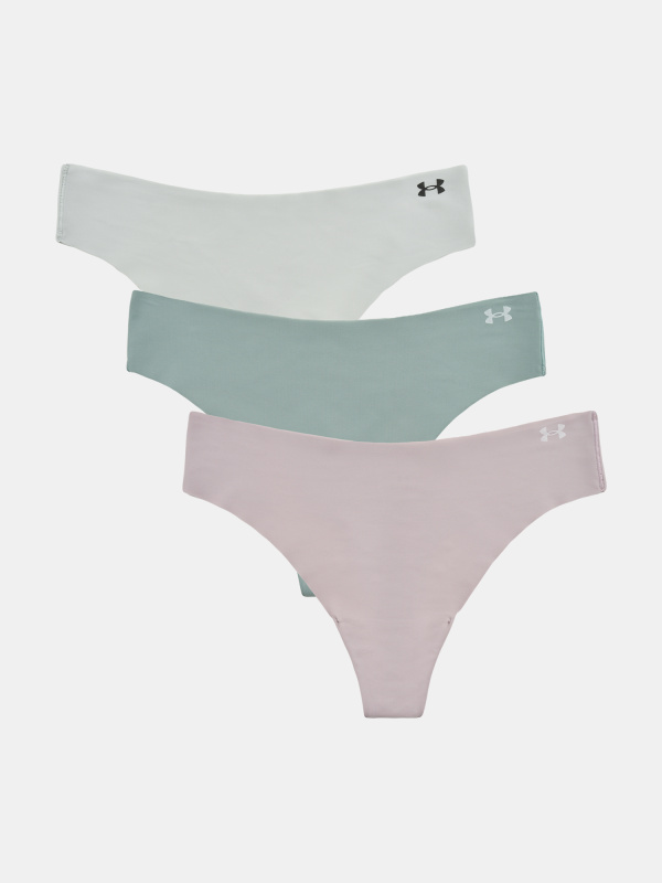 3PACK dámská tanga Under Armour vícebarevná (1383893 009) XL