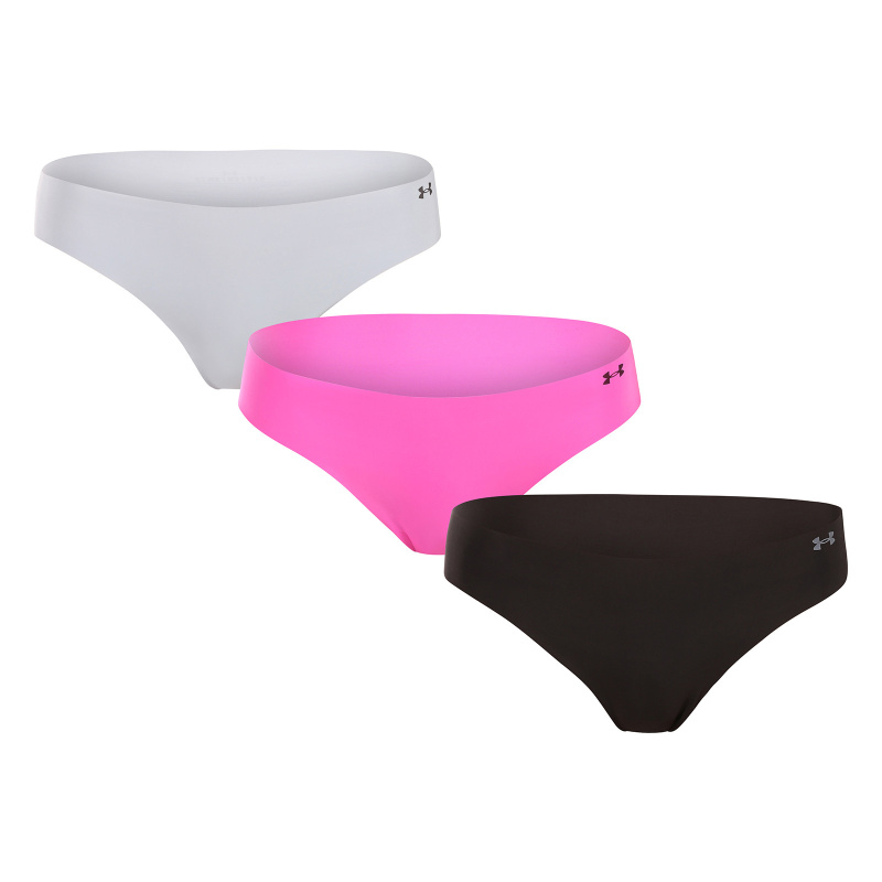 3PACK dámská tanga Under Armour vícebarevná (1383893 652) M