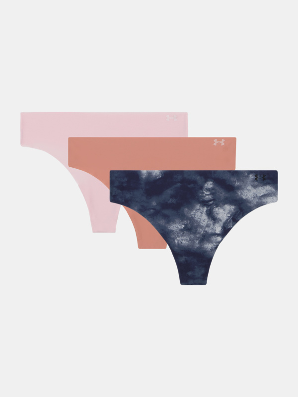 3PACK dámská tanga Under Armour vícebarevná (1383894 044) XL