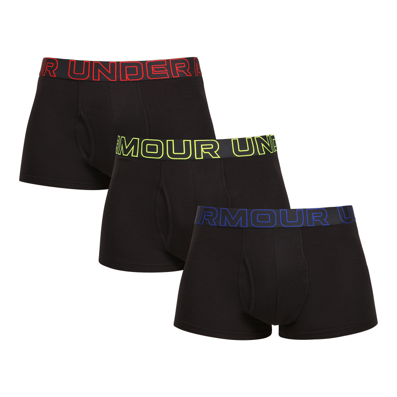 3PACK pánské boxerky Under Armour černé (1383891 004) 4XL, trenky / trenýrky