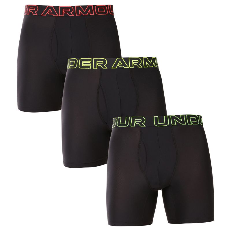 3PACK pánské boxerky Under Armour černé (1383884 005) 4XL, trenky / trenýrky