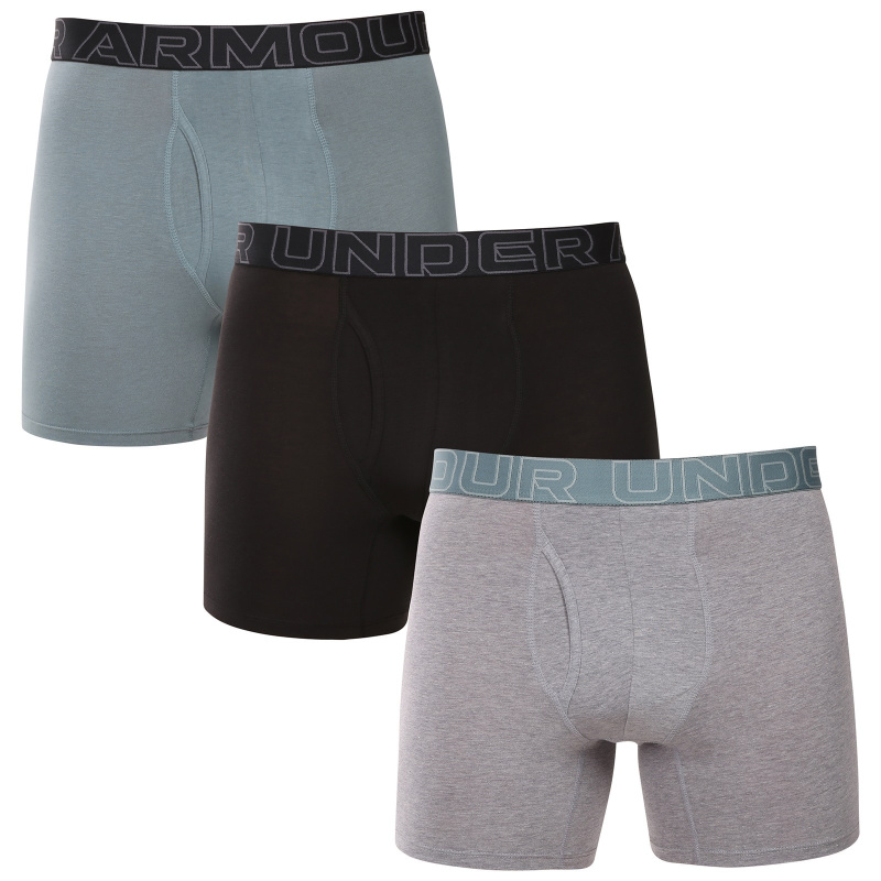 3PACK pánské boxerky Under Armour vícebarevné (1383889 035) M, trenky / trenýrky