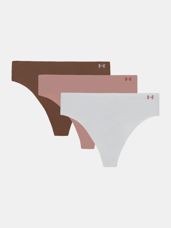 3PACK dámská tanga Under Armour vícebarevná (1383893 014) S