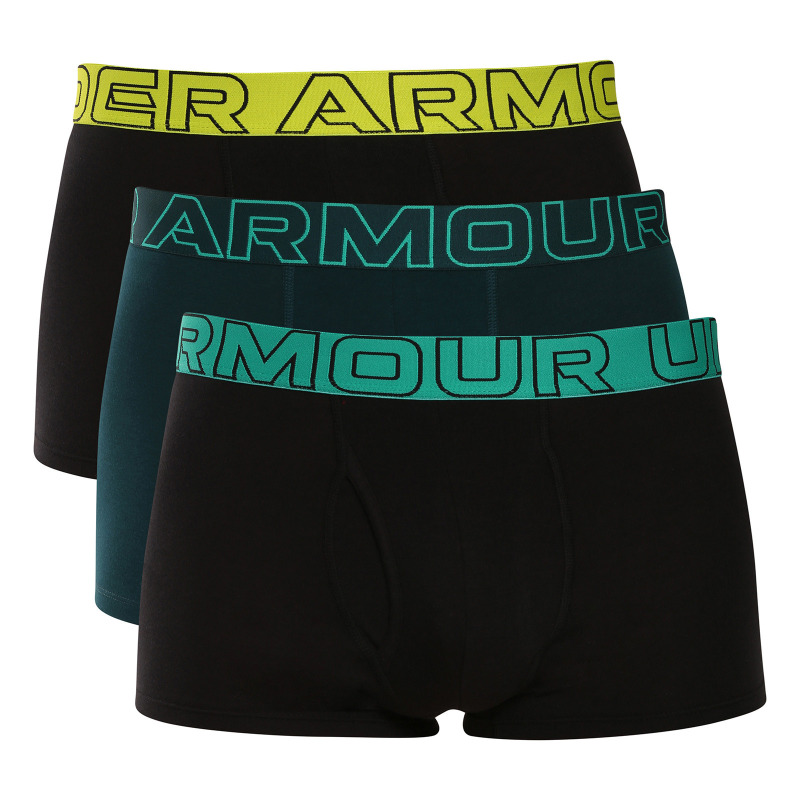 3PACK pánské boxerky Under Armour zelené (1383891 007) 4XL, trenky / trenýrky