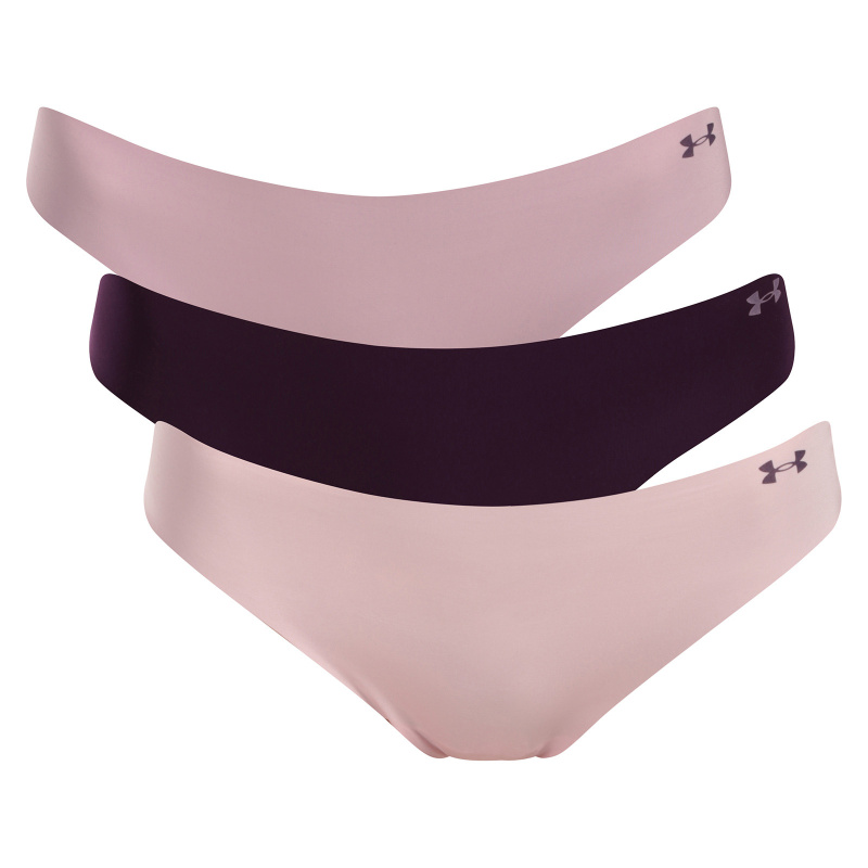 3PACK dámská tanga Under Armour bezešvá vícebarevná (1383893 647) S