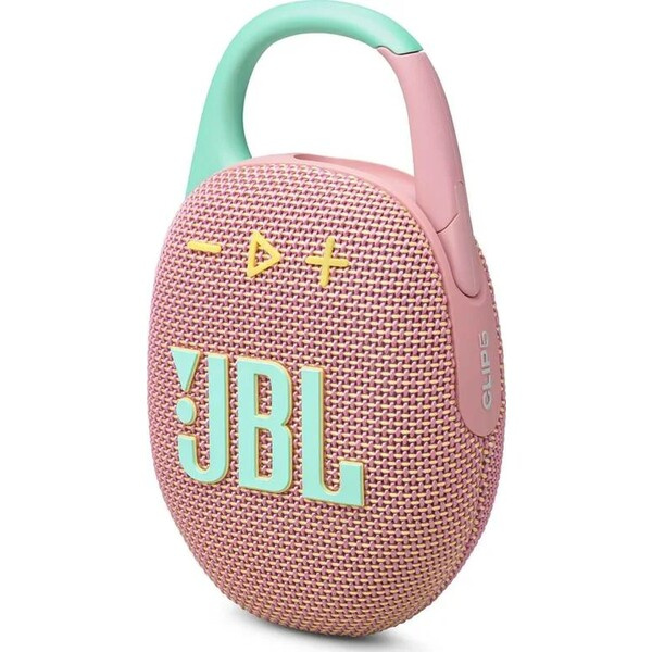 Ultra-přenosný reproduktor JBL Clip 5 - růžový
