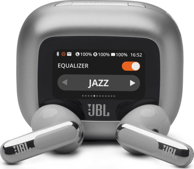 JBL Live Flex 3 Stříbrná