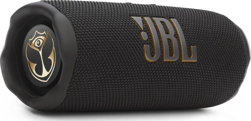 JBL Flip 7 Tomorrowland Edition Černá/zlatá