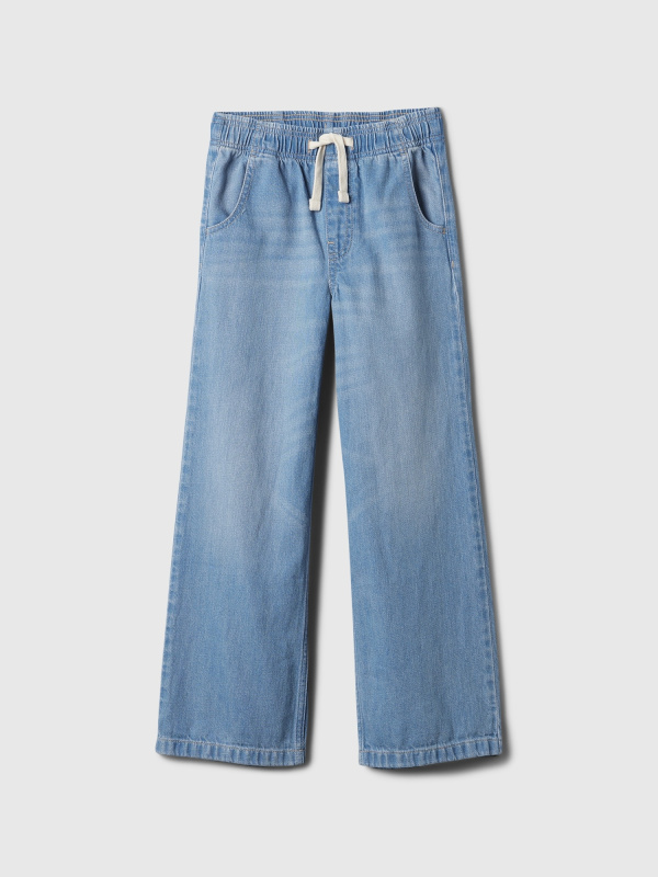 GAP Dětské džíny High Rise Wide-Leg - Holky