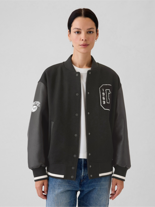 GAP Vlněný oversize bomber Velikost: M