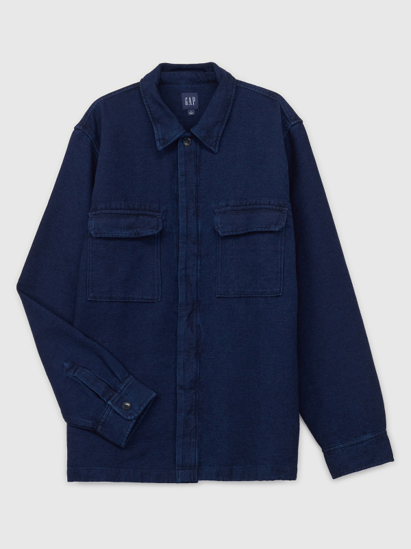 GAP Džínová oversize košile - Pánské