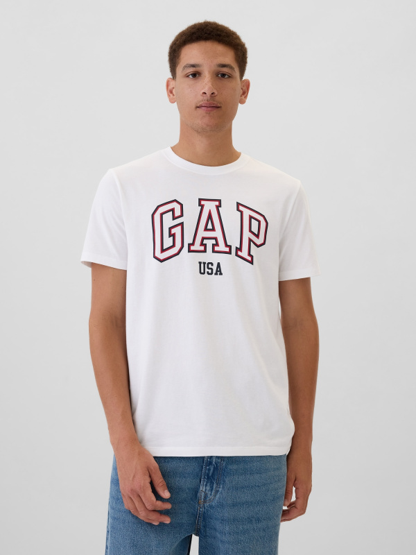 GAP Pánské Tričko s logem Gap USA 542275-00 Velikost: M